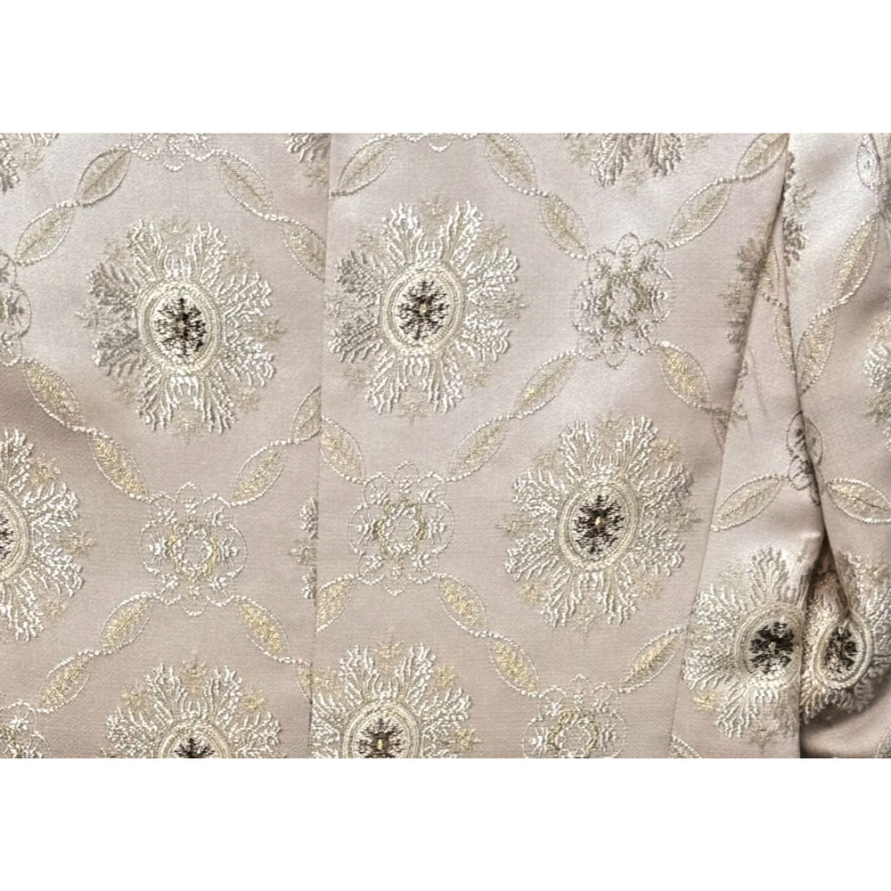 Kent & Park Cream Gold Embellished Tuxedo Jacket 40R J103 Italy Formal - Picture 8 of 13